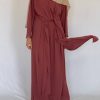 abaya wrap soie de Médine