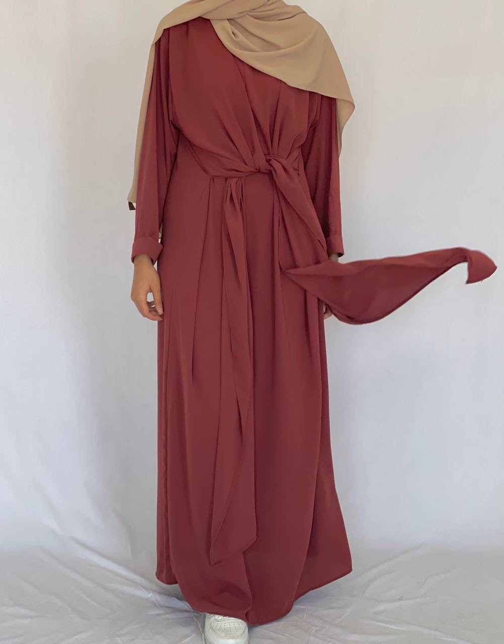 abaya wrap soie de Médine