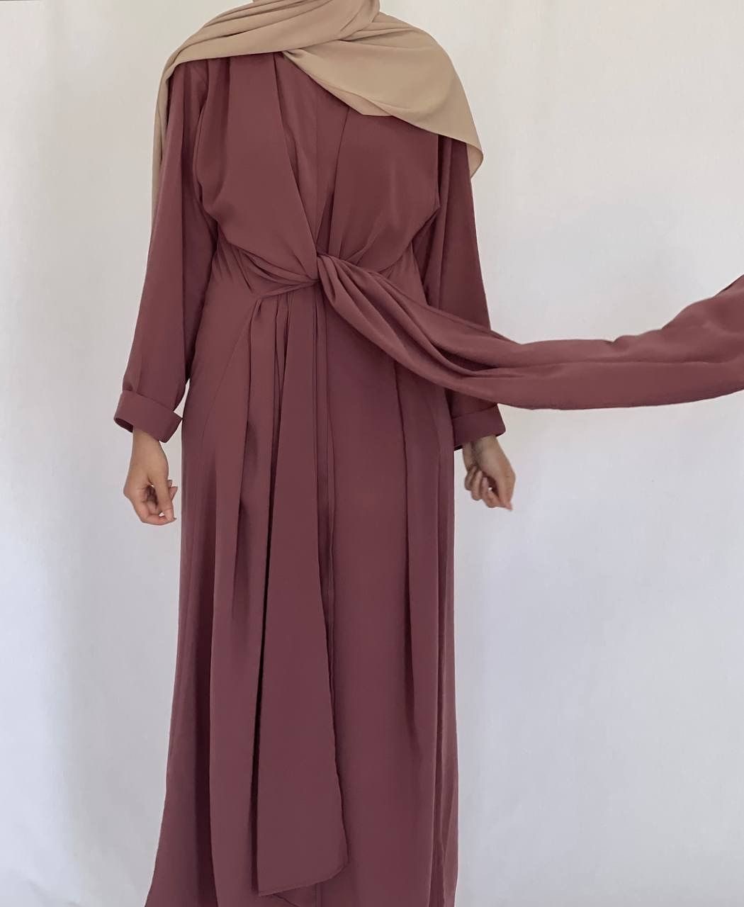 abaya wrap soie de médine