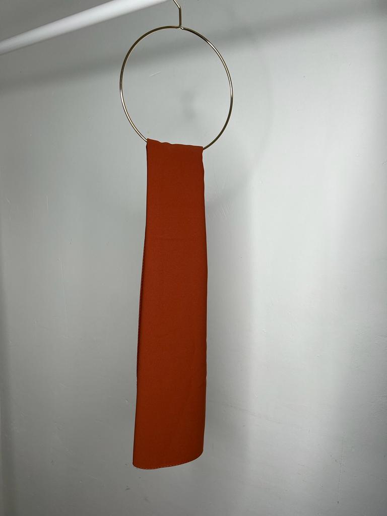 Voile enfilable terracotta Voile enfilable terracotta