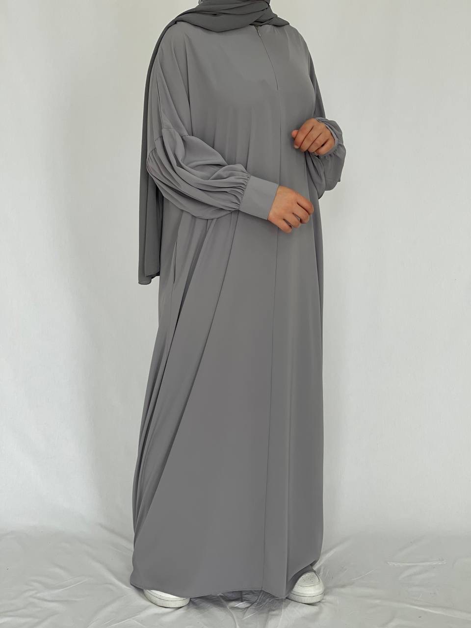 abaya soie de médine gris abaya soie de médine gris