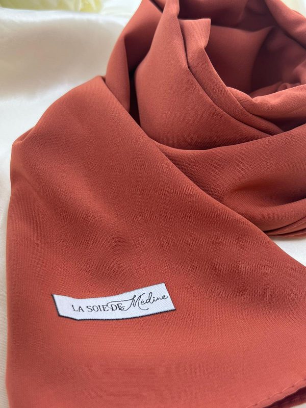 soie de médine couleur terracotta