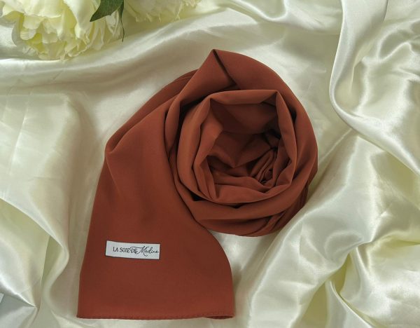 soie de médine couleur terracotta