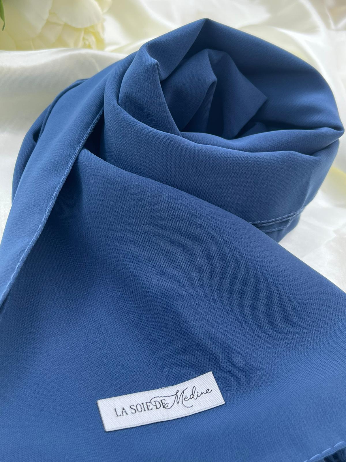 soie de Médine bleu soie de médine bleu