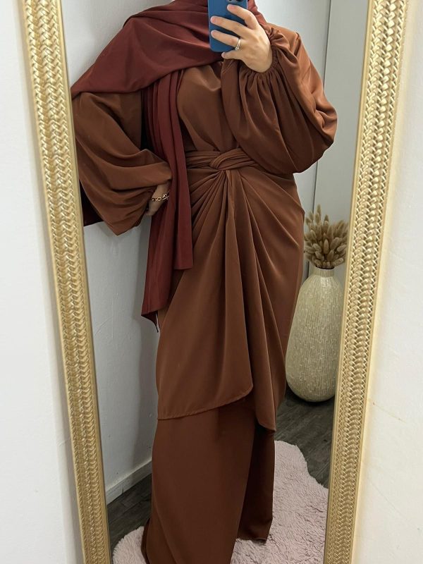 robe tablier soie de médine