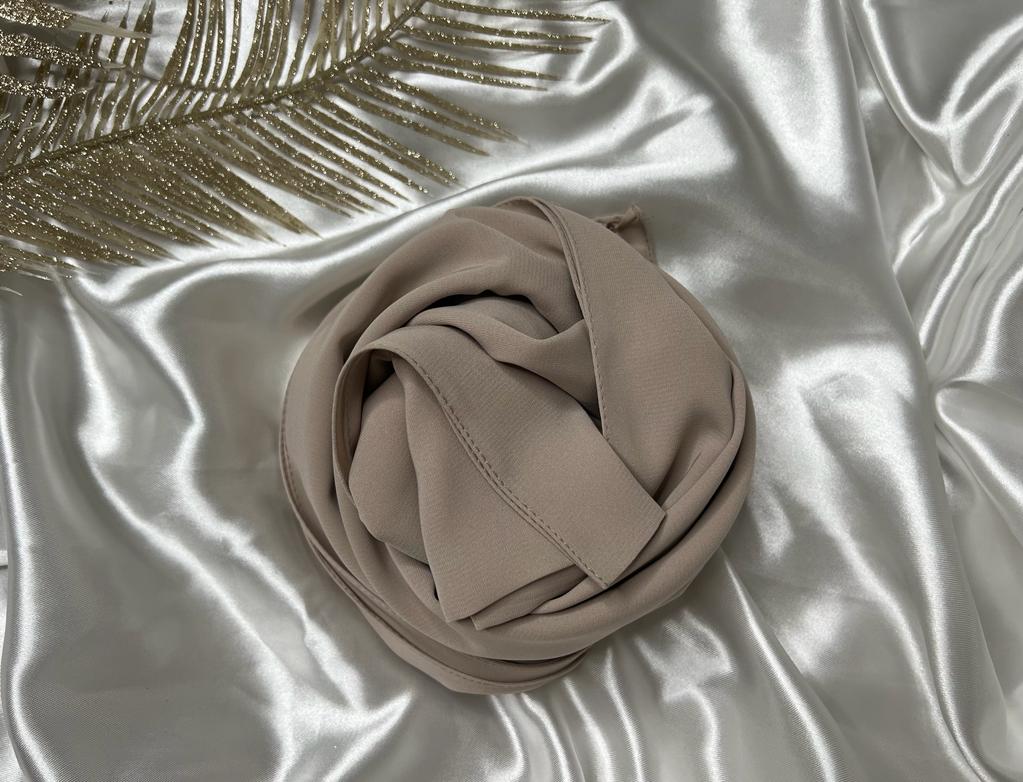 Voile By La Soie de Médine taupe