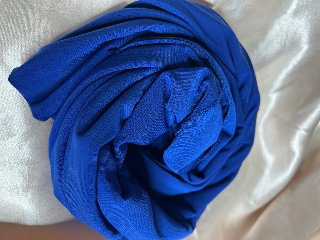 jersey premium voile bleu électrique