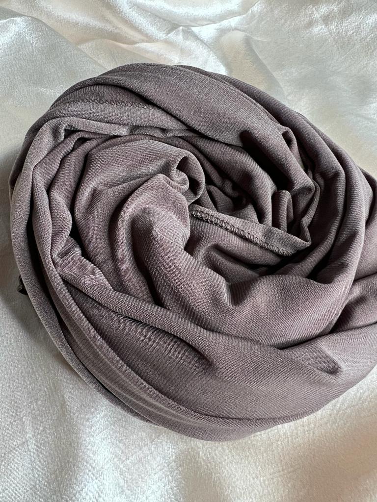 hijab jersey premium marron glacé