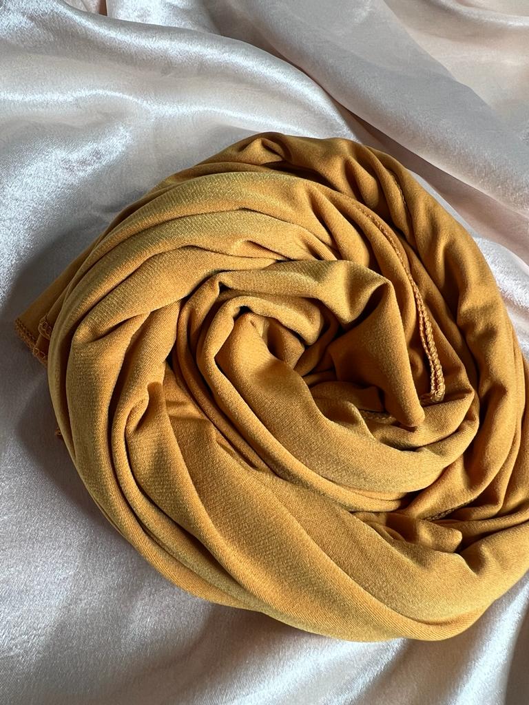 voile jersey premium moutarde